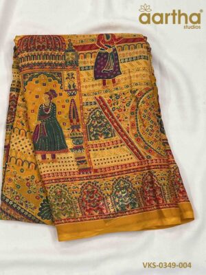 Viscos Kalamkari Sarees