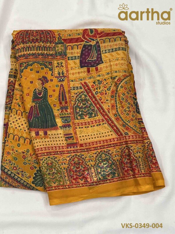 Viscos Kalamkari Sarees
