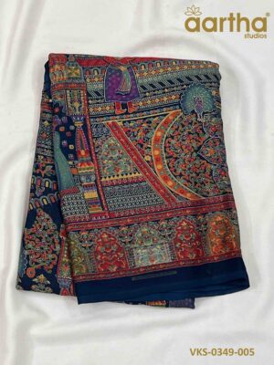 Viscos Kalamkari Sarees