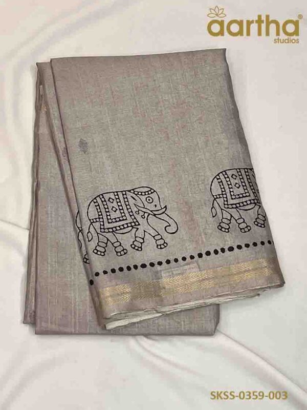 Semi Khadi Silk Sarees