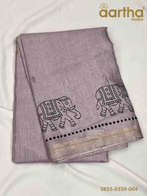 Semi Khadi Silk Sarees