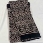 Ajrak Butter Crape Silk Sarees
