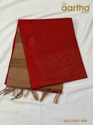 Mul Cotton Sarees with Checks