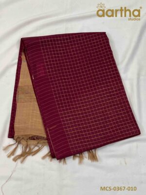 Mul Cotton Sarees with Checks