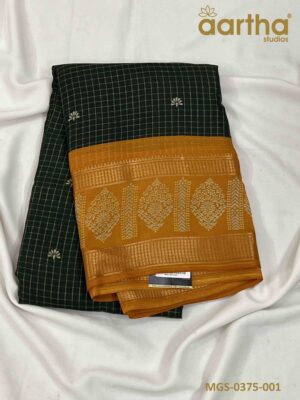 Moss Georgette Sarees