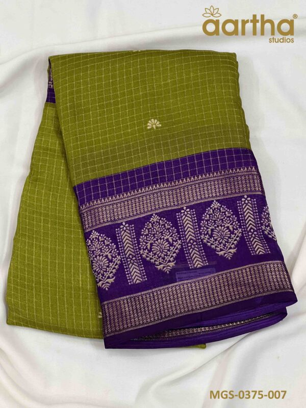 Moss Georgette Sarees