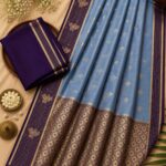 Raw Mango Silk Sarees Checks Border