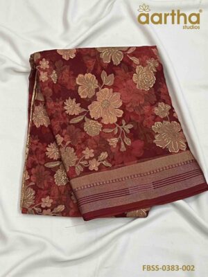 Fancy Brasso Silk Sarees