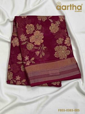 Fancy Brasso Silk Sarees