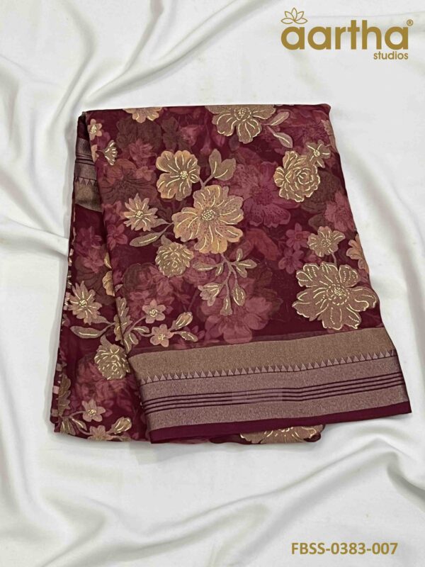 Fancy Brasso Silk Sarees