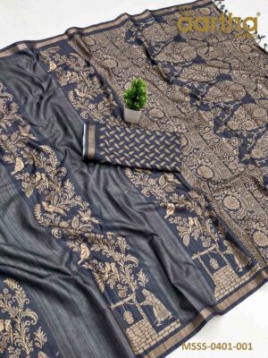 Matka Semi Silk Sarees