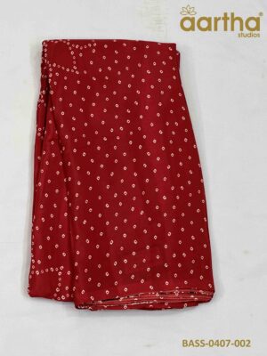 Bandhini Ajrakh Silk Sarees