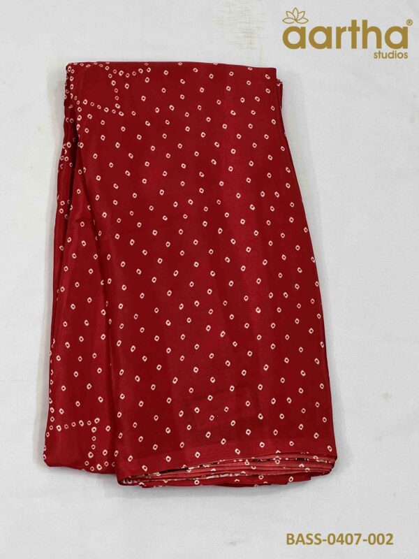 Bandhini Ajrakh Silk Sarees