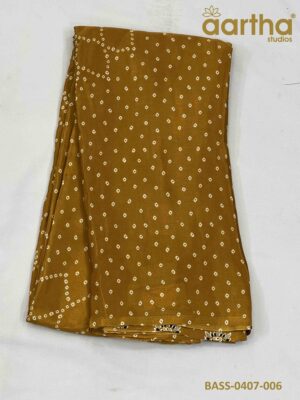 Bandhini Ajrakh Silk Sarees