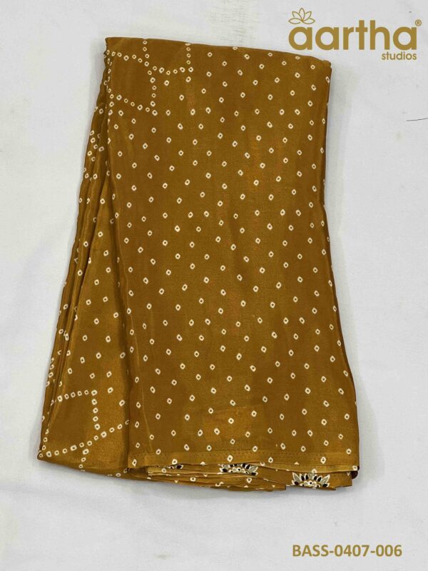 Bandhini Ajrakh Silk Sarees