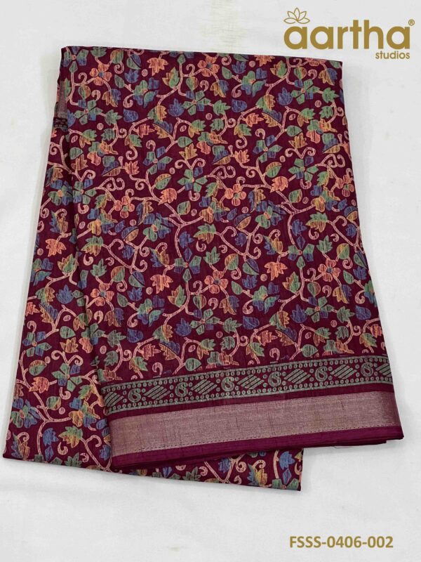 Fancy Semi Silk Sarees