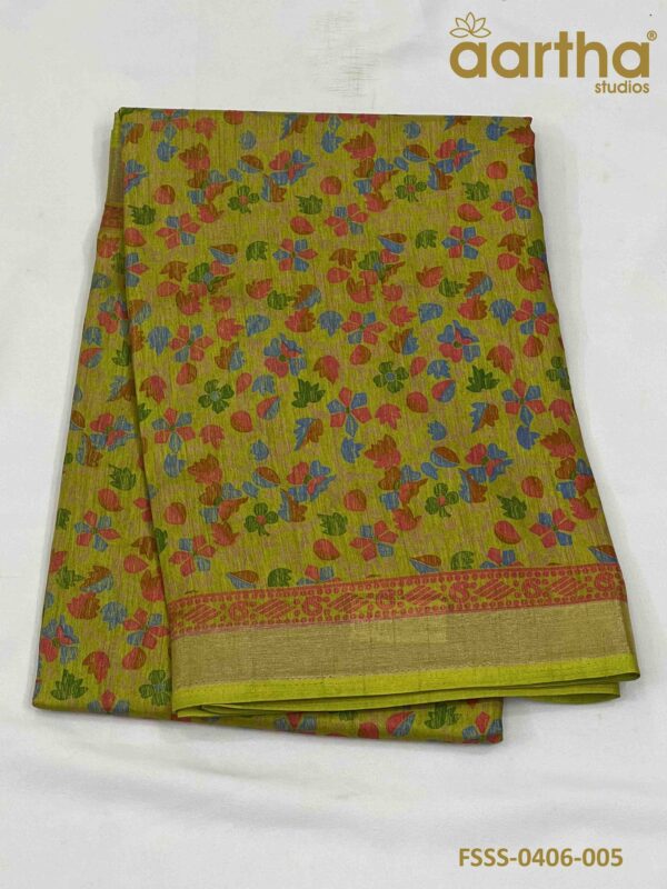 Fancy Semi Silk Sarees