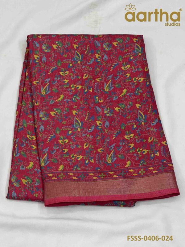 Fancy Semi Silk Sarees