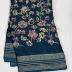 Georgette Zari Checks Sarees