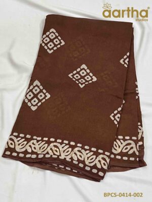 Batik Print Cotton Sarees
