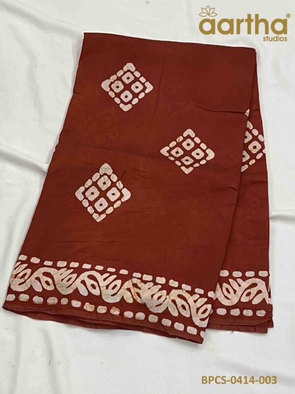 Batik Print Cotton Sarees