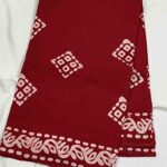 Batik Print Cotton Sarees
