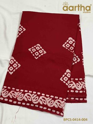 Batik Print Cotton Sarees