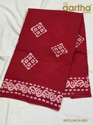 Batik Print Cotton Sarees