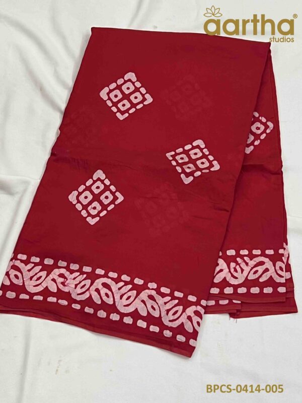Batik Print Cotton Sarees