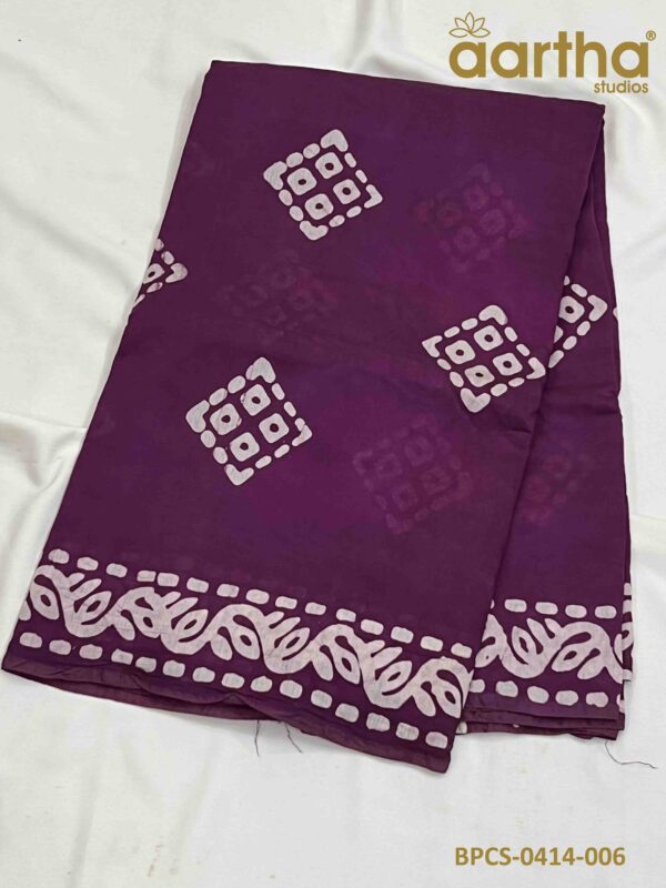 Batik Print Cotton Sarees