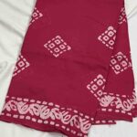 Batik Print Cotton Sarees
