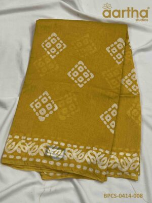 Batik Print Cotton Sarees