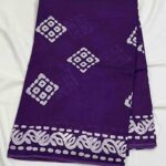 Batik Print Cotton Sarees