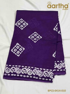 Batik Print Cotton Sarees