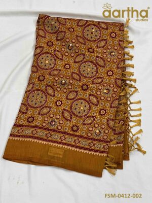 Fancy Sarees with Mirror