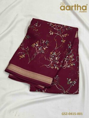 Georgette Sarees with Zari