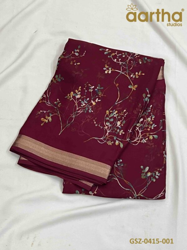 Georgette Sarees with Zari