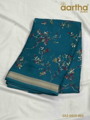 Georgette Sarees with Zari
