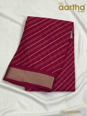 Georgette Sarees with Zari