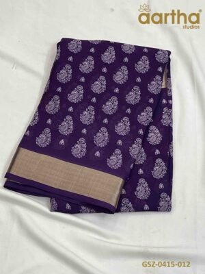 Georgette Sarees with Zari