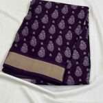 Georgette Sarees with Zari