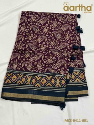 Mul Cotton Sarees with Mirror