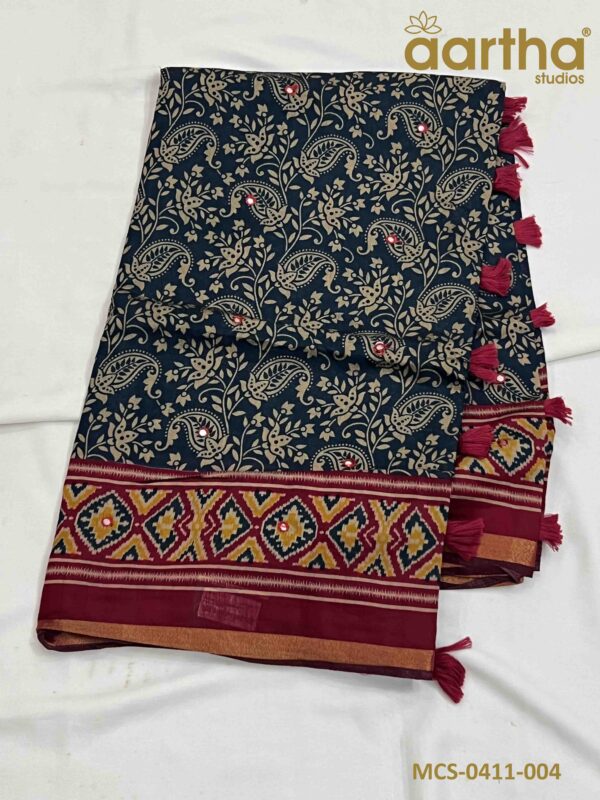 Mul Cotton Sarees with Mirror