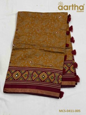 Mul Cotton Sarees with Mirror