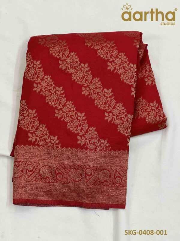 Semi Khaddi Georgette Sarees