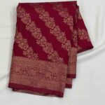 Semi Khaddi Georgette Sarees