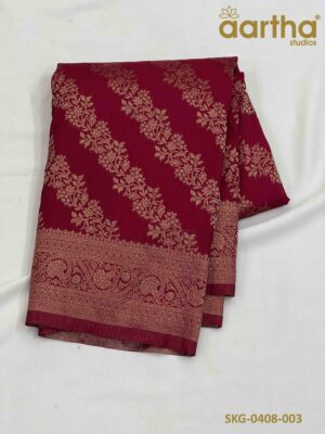 Semi Khaddi Georgette Sarees