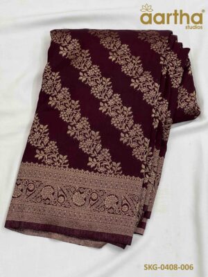 Semi Khaddi Georgette Sarees