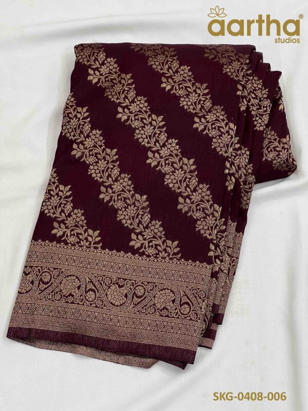 Semi Khaddi Georgette Sarees